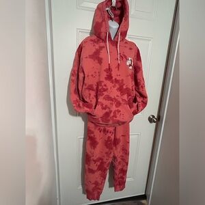 Jeffree Star Fashion Tie Dye Hoodie Set